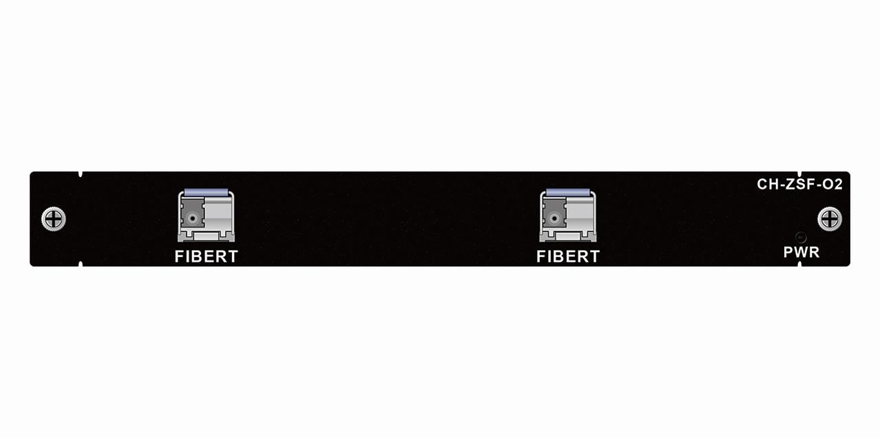 2-way 4-split screen fiber optic output card