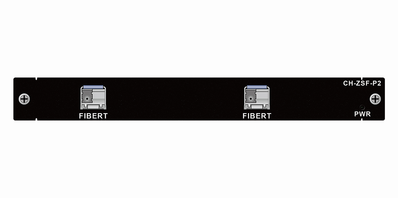 2-way 4-layer fiber optic splice output card