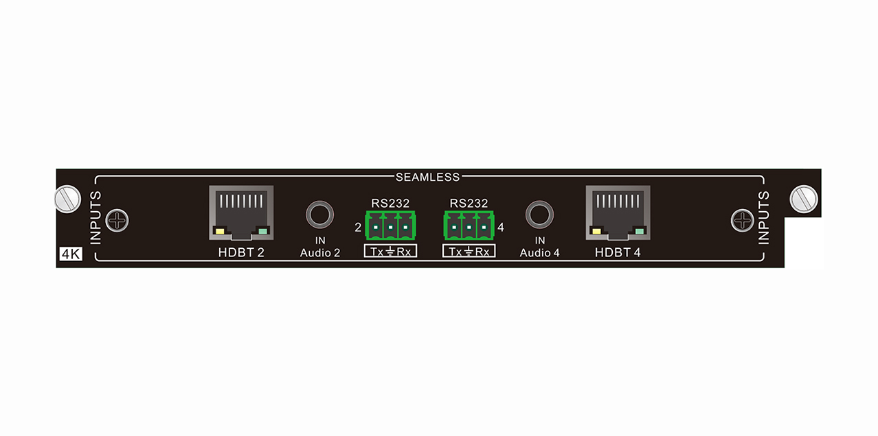 2-channel 4K HDBT board card