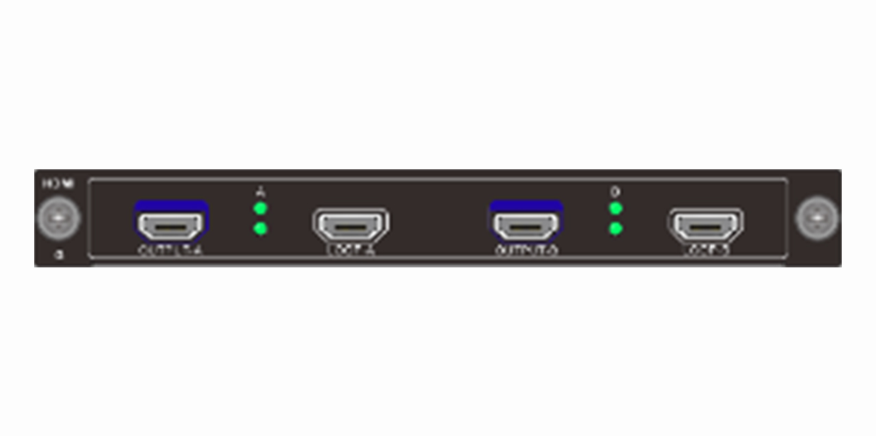 2K single card 2-way HDMI output card